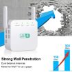 Picture of 2.4G 300M Wi-Fi Amplifier Long Range WiFi Repeater Wireless Signal Booster UK Plug Black
