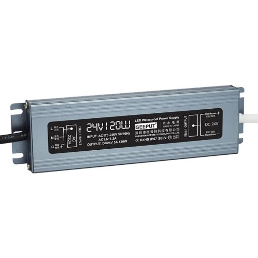 GEEPUT 220V To 24V LED Waterproof Power Supply Switch Transformer - 1