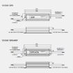 GEEPUT 220V to 12V LED Power Supply Transformer - 3.33A 40W - 2