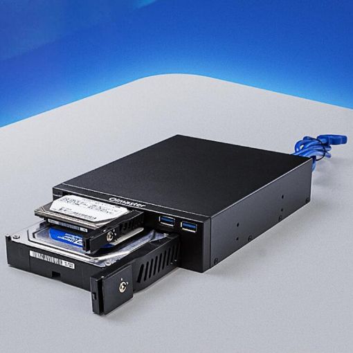Oimaster MR-6203 Double Bay Optical Drive Hard Drive Box Bracket - 1