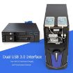 Oimaster MR-6203 Double Bay Optical Drive Hard Drive Box Bracket - 4