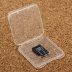 100 PCS Transparent Plastic Storage Card Box for Micro SD (TF) Card - 5