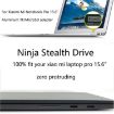 BASEQI Hidden Aluminum Alloy SD Card Case for Xiaomi Pro 15.6 inch - 5