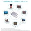VGA & HDMI to USB-C Hub Adapter - Grey - 8