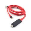 2-in-1 USB-C/Type-C to 4K HDMI Video Cable, 2m - 3