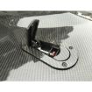 Carbon Fiber Car Hood Lock Pair - Racing Car Cover Lock (Black) - 6
