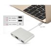 USB Type C to VGA 3-in-1 Hub Adapter - Gold - 2