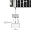USB Type C to VGA 3-in-1 Hub Adapter - Gold - 4