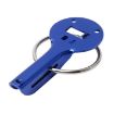 Carbon Fiber Hood Lock Car Cover Pull-type Engine Lock Pins (Blue) - 2