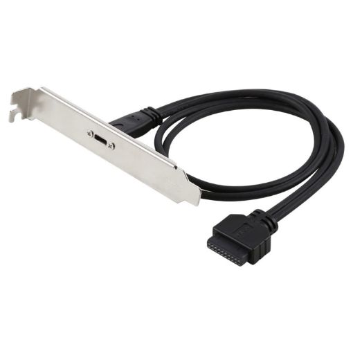 50cm USB-C to USB 3.0 Motherboard Expansion Cable - 1