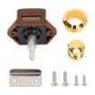 Gold Press Type Drawer Cabinet Catch Latch Release - RV/Yacht/Furniture - 5