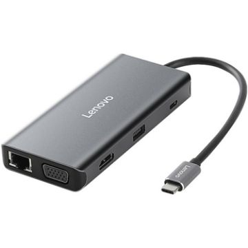 Lenovo LX0801 Pro Type-C/USB-C Network Cable Interface Converter - 1