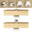 Nickel Press Type Drawer Cabinet Catch Latch - RV/Yacht/Furniture - 8