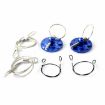 Blue Aluminum Engine Hood Lock Cover for Car Racing - 2