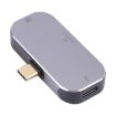 3 in 1 USB-C/Type-C Male to Dual USB-C/Type-C + DP Female Adapter - 3