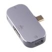 3-in-1 USB-C Male to USB-C Charging + USB + 4K 60Hz HDMI Adapter - 1