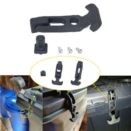 Rubber T Handle Toolbox Lock for Cooler/Golf Cart/Vehicle - 1