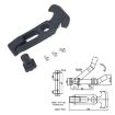 Rubber T Handle Toolbox Lock for Cooler/Golf Cart/Vehicle - 5