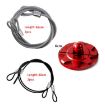 XH-6049 Car Engine Hood Lock Cover (Red) - Racing Modified Design - 3