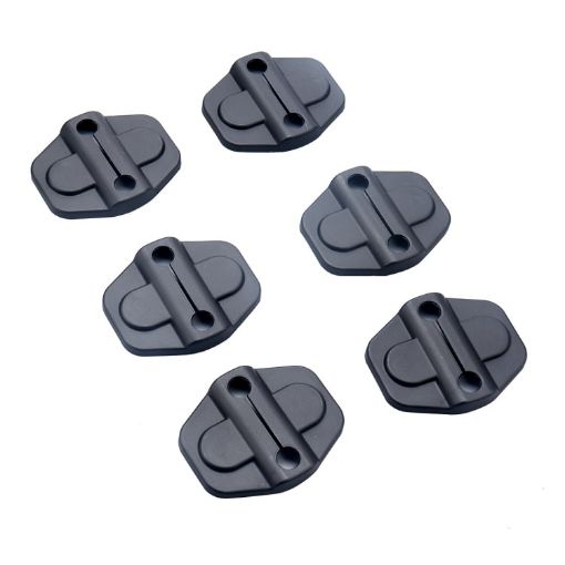 6 PCS Car Door Lock Cover for Jeep Wrangler JL JLU 2018-2019 - 1