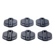 6 PCS Car Door Lock Cover for Jeep Wrangler JL JLU 2018-2019 - 6