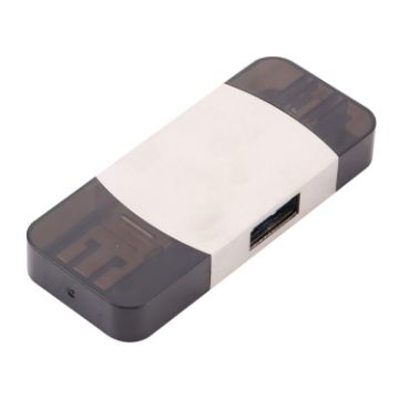 8 In 1 Type-C/USB-C + 8 Pin + Dual USB + SD + TF + Micro Card + OTG Adapter - 1