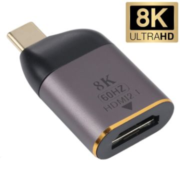 8K HDMI Female to USB-C Male Adapter - 60Hz - 1