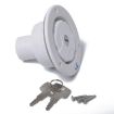 Locking Gravity Water Inlet Fill Dish Hatch Lock - White - 1