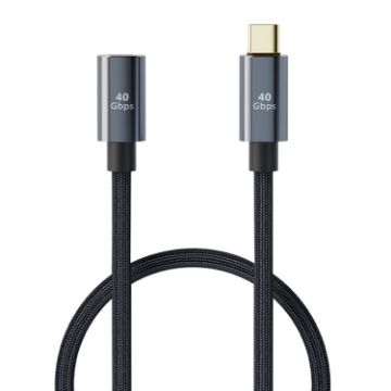 USB4.0 40Gbps Type-C Extension Cable 0.5m - Male to Female - 1