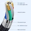 USB4.0 40Gbps Type-C Extension Cable 0.5m - Male to Female - 5