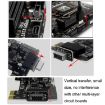 Mainboard USB3 19P/20P to TYPE-E Adapter Chassis Front TYPE-C/USB-C Plug Port - 6