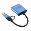 V05B USB + USB-C/Type-C to HDMI Adapter Cable - 5