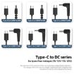 9V DC Power to Type-C Adapter Cable - 5.5 x 2.5mm - Fast Charging - 2