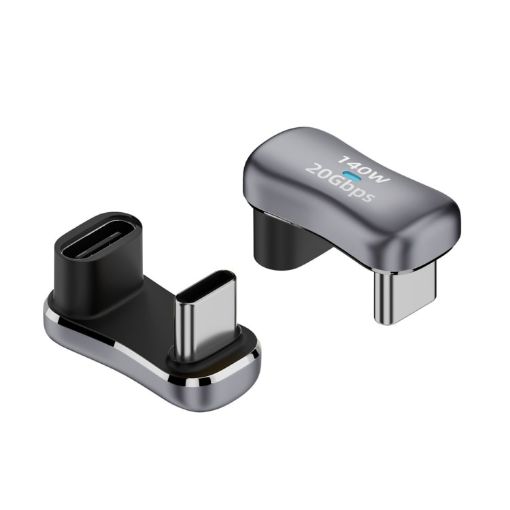 140W USB-C Male to USB-C Female Charging Adapter - 1