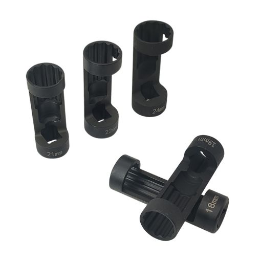 5 PCS Car 12 Point Sockets 1/2 Drive 18-24mm Socket Set - 1
