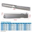 Universal Spark Plug Gap Tool with Feeler Gauge (Red) - 7