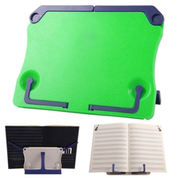 Portable Foldable Desktop Music Stand Green - 1