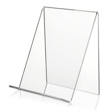 Picture of 2 PCS Acrylic Display Stand Transparent Book Shelf Photo Frame Holder