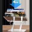 Aluminum Alloy + Acrylic Reading Rack Desktop Tablet PC Holder - 5