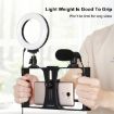 PULUZ 3 in 1 Vlogging Live Broadcast Smartphone Video Rig Kit (Blue) - 5