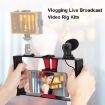 PULUZ 2 in 1 Smartphone Video Rig + Microphone Kit (Red) - 6