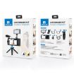 PULUZ 4 in 1 Bluetooth Vlogging Kit with LED Light, Microphone, Tripod for iPhone - 9