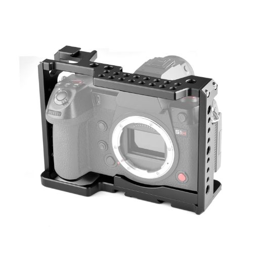 YELANGU C18 Video Camera Cage Stabilizer for Panasonic Lumix - Black - 1