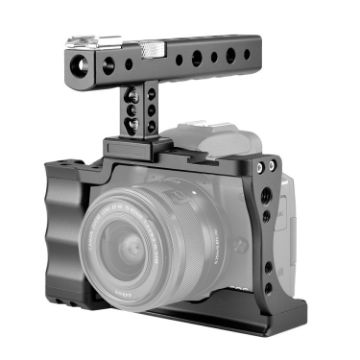 YELANGU C14 Video Camera Cage Stabilizer for Canon EOS M50 - 1