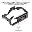 Canon EOS R7 PULUZ Metal Camera Cage Stabilizer Rig - Black - 4