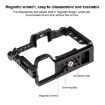 PULUZ Metal Camera Cage Stabilizer Rig for Sony A7 IV - Black - 4