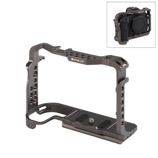 PULUZ Video Camera Cage Stabilizer for Canon EOS R5/R6 - Bronze - 1