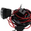 UTV/ATV Car Turn Signal Light Toggle Switch Kit - Vertical Green - 4