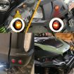 UTV/ATV Car Turn Signal Light Toggle Switch Kit - Vertical Green - 6