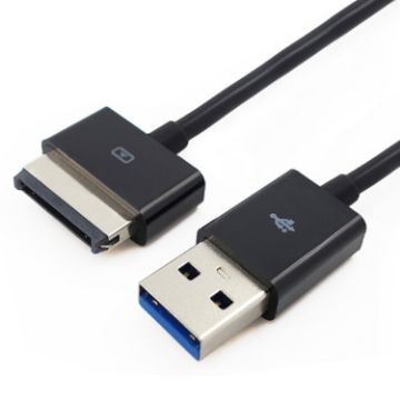 USB 3.0 Data Cable for ASUS EeePad TF101/TF201/TF300/TF700, 2m Black - 1